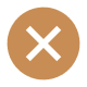 Icon: X, indicating none at all!